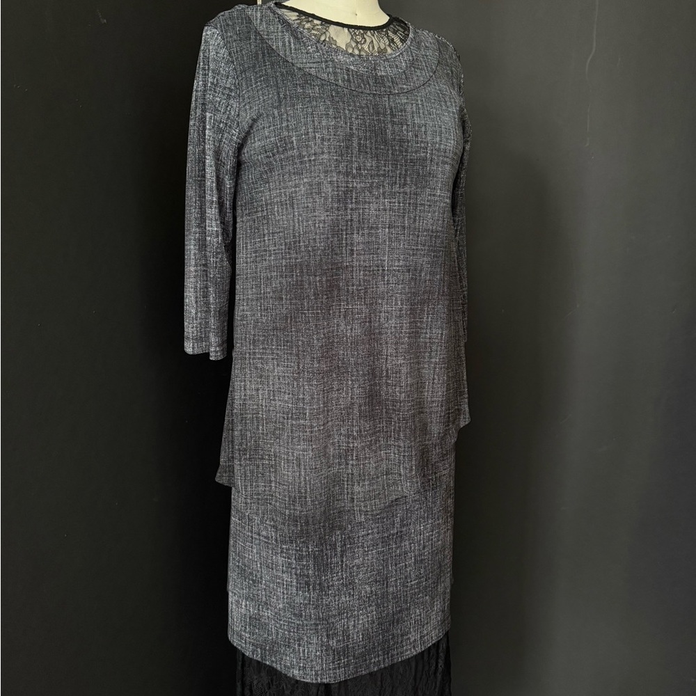Elegant Gray Women's Dress